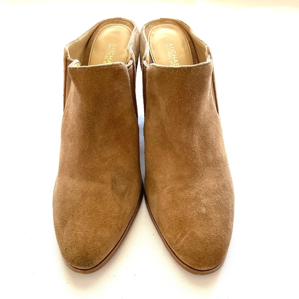 Micheal Kors Braden Suede Mule Booties - Picture 4 of 7